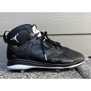 Air Jordan 7 Retro Oreo Baseball Metal Cleats 684943-010 Men's 11.5 High Top